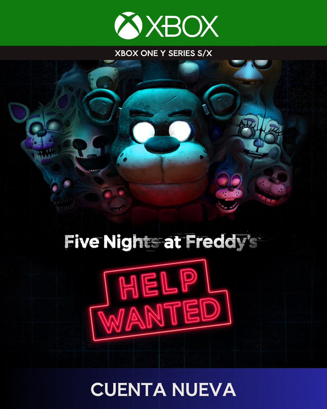 Five Nights At Freddys Help Wanted Cuenta