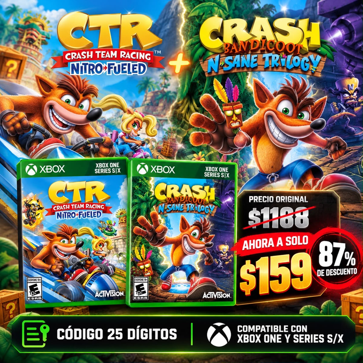 🔥Promo Crash CTR + Trilogy🔥