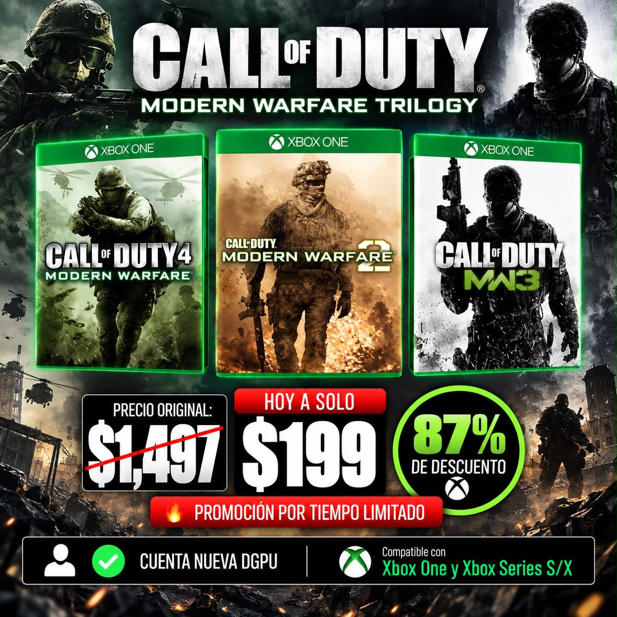 Call Of Duty Trilogy Cuenta🔥