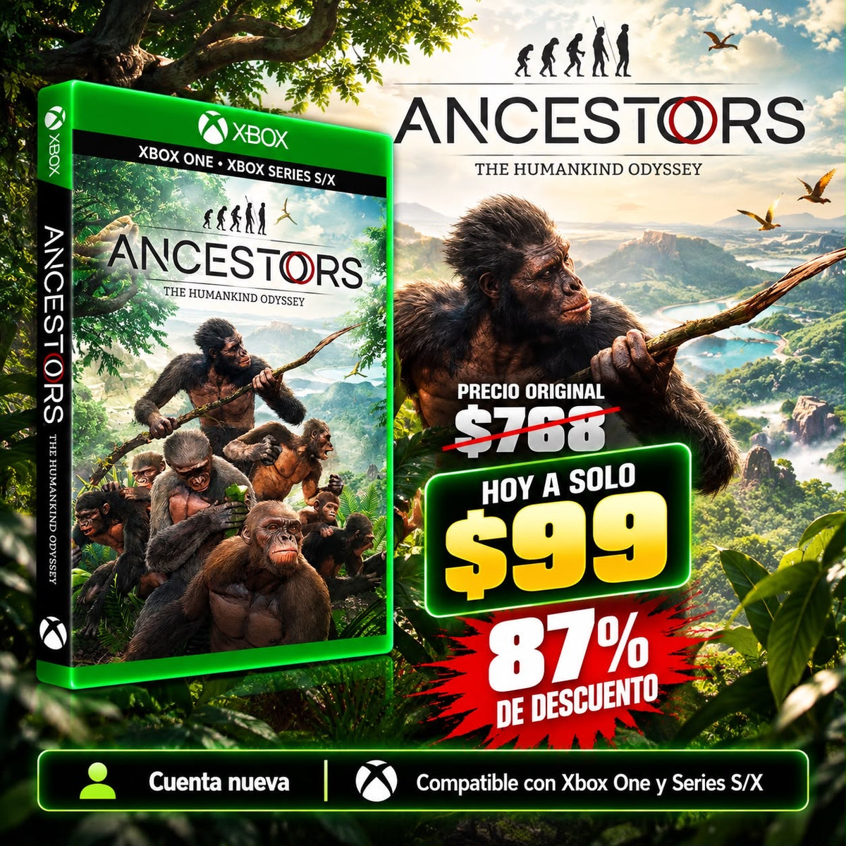 Ancestors The Humankind Odyssey Cuenta🔥