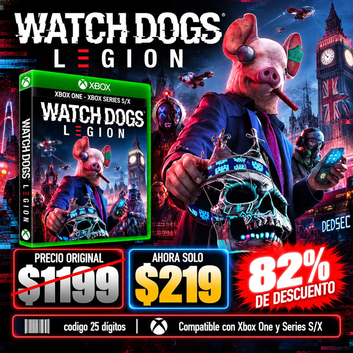 🔥Promo Watch Dogs Legión🔥