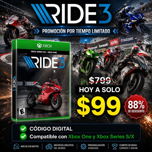 Ride 3 Código 🔥
