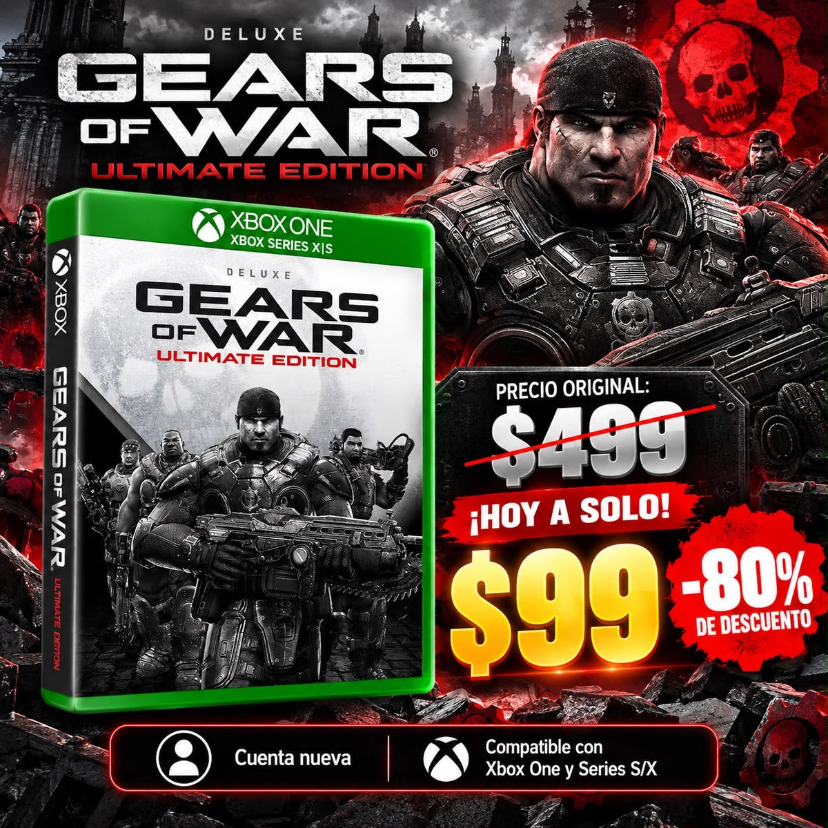 Gears Of War Ultimate Cuenta🔥