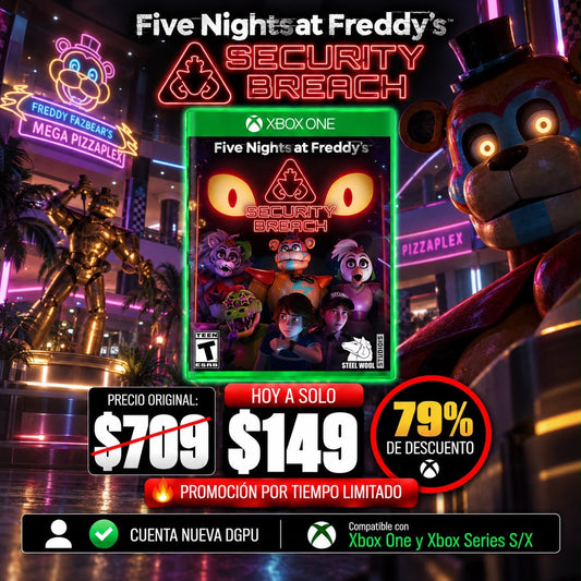 Five Night’s at Freddy’s Security Breach Cuenta🔥