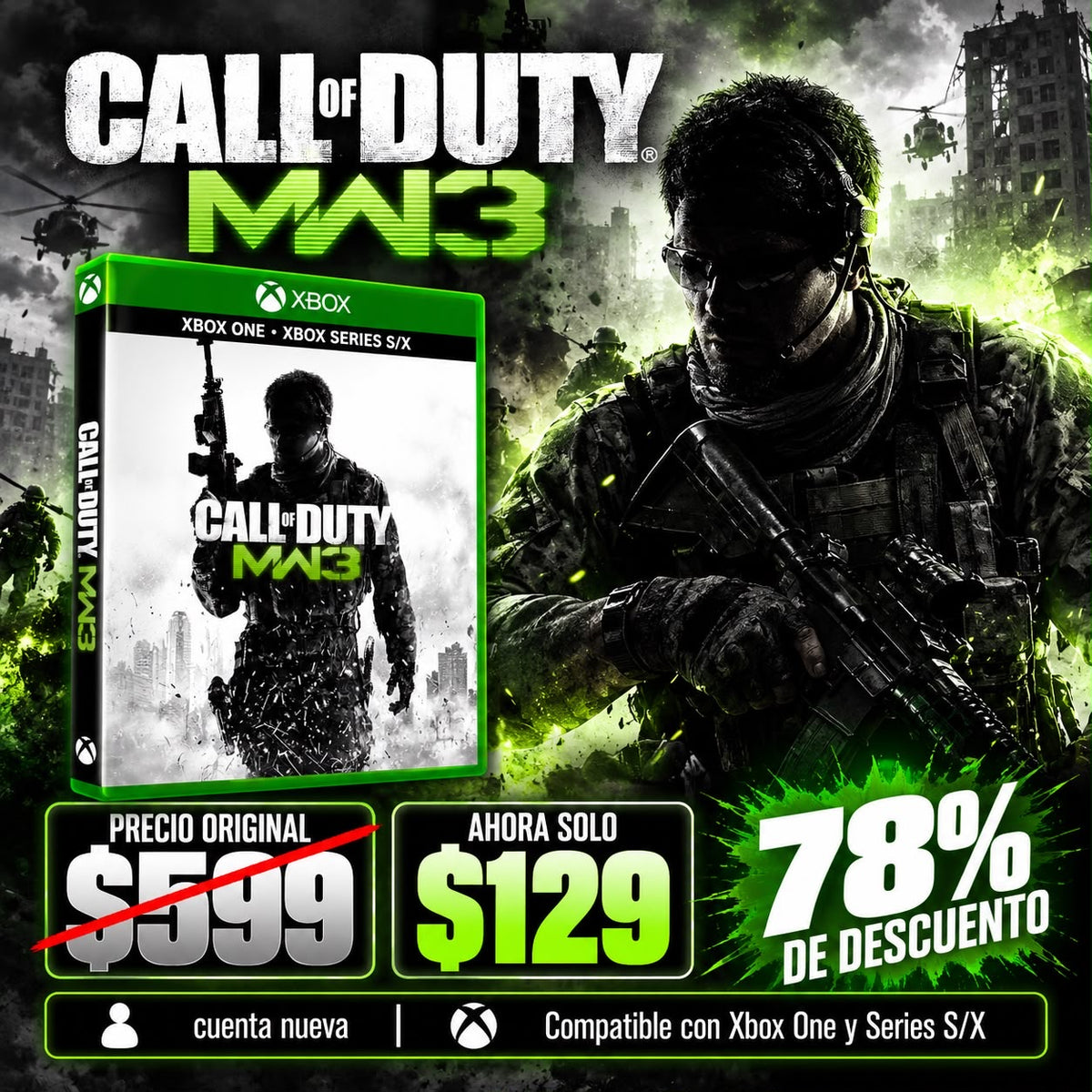 🔥PROMO Call Of Duty Modern Warfare 3 Cuenta🔥